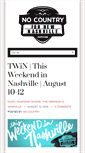 Mobile Screenshot of nocountryfornewnashville.com